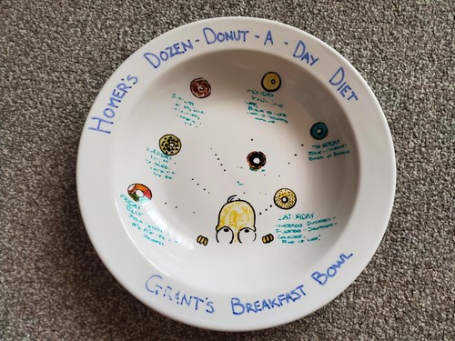 Vintage homer simpson donut - /,