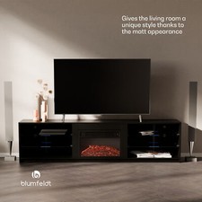 Lowboard mit fireplace - lowboard,