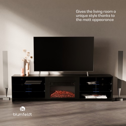 Lowboard mit fireplace - lowboard,
