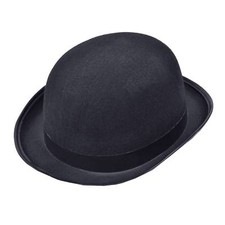 1 x oder 2 x schwarzer Bowler