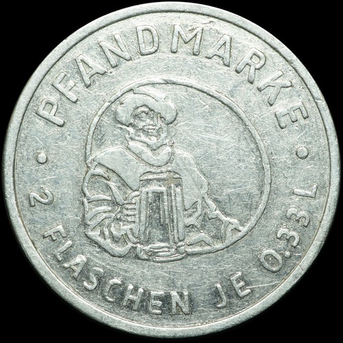 Biermarke pfandmarke 2 - -, "2