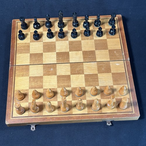 Vintage holz schachspiel - vintage,