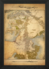 Die alte Welt gerahmtes