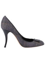 MANOLO BLAHNIK GRAUE WOLLPUMPS