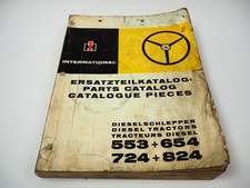 IHC 553 654 724 824 Traktoren Ersatzteilliste Parts Catalog Tractors 1972