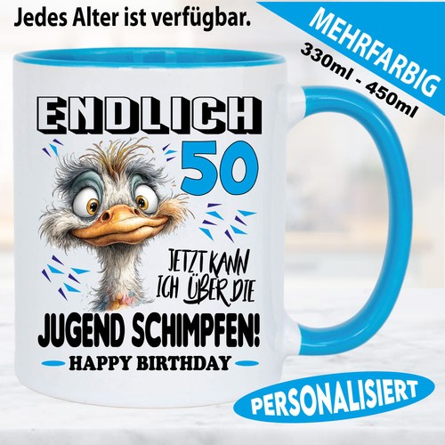 Tasse geburtstag vogel - tasse,