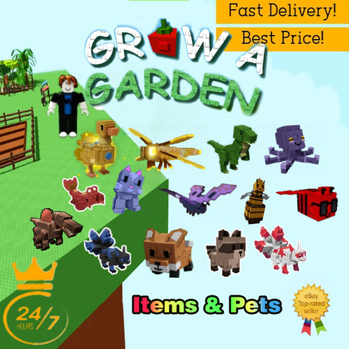 Roblox grow garden - 🐶, garden🍄|