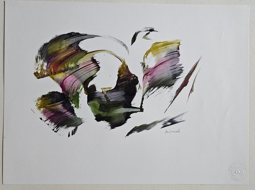 Malerei bild abstrakt 1962 - malerei,