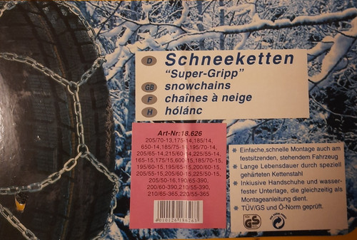 Paar schneeketten super - 1,