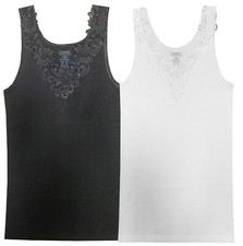 2-4-6-er Pack Damen Unterhemd