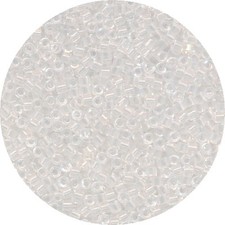 Japanische Delica Beads Silbereinzug crystal Ø 2,2 mm - 4 g