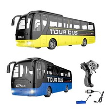 RC ferngesteuerte Bus Auto mit Frondlicht Akku Ladegeräte 2,4GHz 40cm Lang
