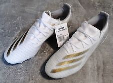 Adidas X Ghosted.3 FG EG8193 Herren Fußball Schuhe Sport Weiß Gold EUR 44 2/3