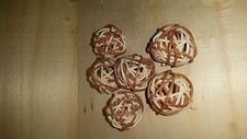Rattan-Kugeln ca. 3 cm