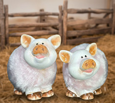 Porzellan Schweine Figuren 24