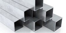 Alu vierkantrohr 25x25x2mm - alu,