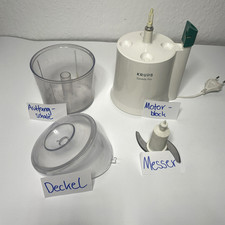 KRUPS Speedy Typ 720 Ersatzteile einzeln: Deckel Auffangschale Messer Motorblock