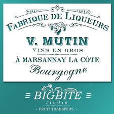 Shabby Chic Schablone: Vintage