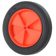 10 Zoll massive Sackkarre Schubkarre Reifen Trolley Slim Wheel Go Cart Anhänger rot