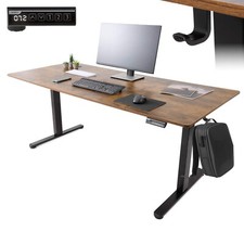 AREBOS höhenverstellbarer Schreibtisch elektrisch 180x80 cm mit Memory-Funktion