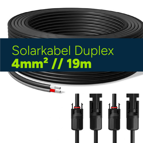 Solarkabel set 4mm - +,