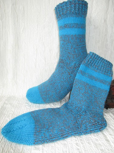 Wollsocken handgestrickt