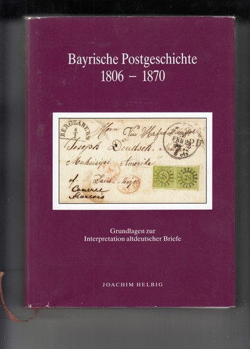 Bayrische postgeschichte 1806 - postgeschichte,