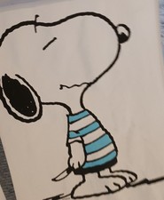 Liegestuhl klappbar - Snoopy Motiv - Holz weiß