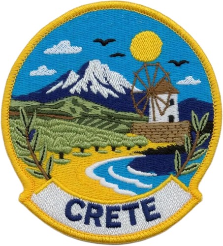 Kreta patch gestickt - patch,
