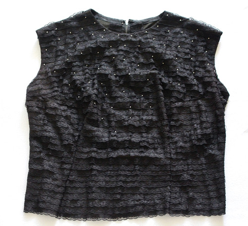 Vintage 60er 70er - shirtbluse, m