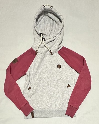 Naketano grey red hoody - grey,