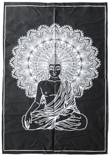 Buddha stoffbild wandbehang - stoffbild,