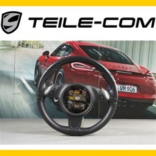 Porsche 911 991.1 Multifunktionslenkrad Glattleder schwarz / Steering wheel