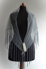 Graues Dreieckstuch mit