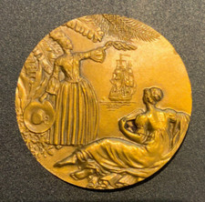 Gedenkmünze Antilles 1952 Compagnie Generale Transatlantique Bronze