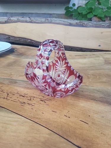 Bleikristallglas vase mit - vase,