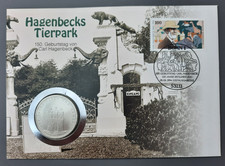 Numisbrief    150. Geburtstag Hagenbecks Tierpark 1994