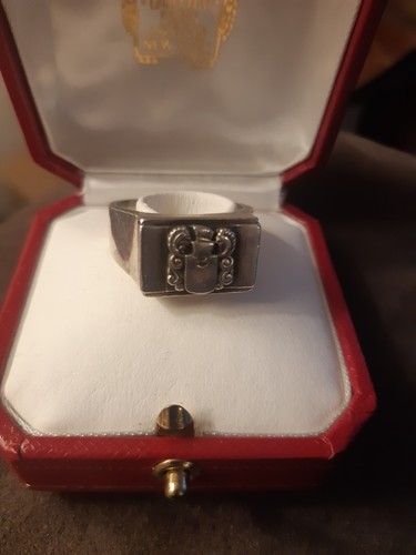 Antiker adelsring mit wappen - antiker, wappen.