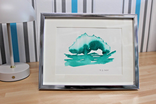Bild unikat aquarell - bild,