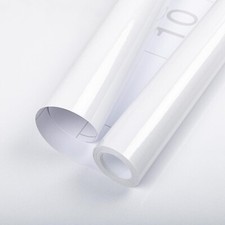 Hode Klebefolie 30cmx3m Weiß Holz Optik - Selbstklebend Möbel Küche Wasserfest