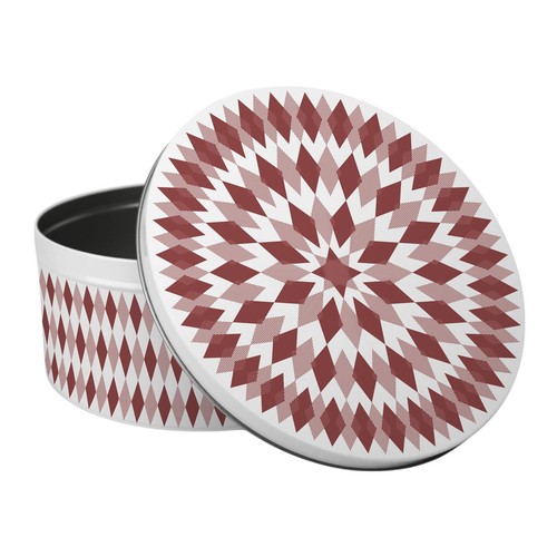 Rote argyle karo kuchenform - rote,