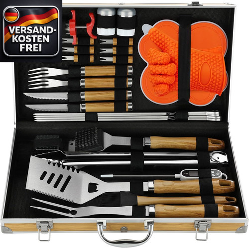 Grillzubehör set tlg - grillzubehör,
