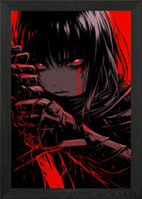 Anime Mädchen mit Schwert