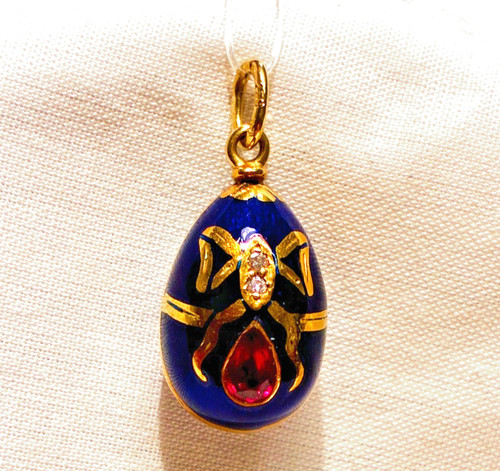 Fabergé diamant anhänger - fabergé, ei