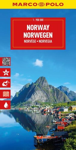 Marco polo reisekarte - marco, norwegen