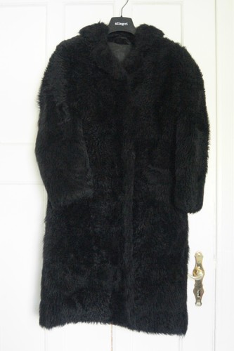 Vintage teddymantel schwarz - teddymantel,