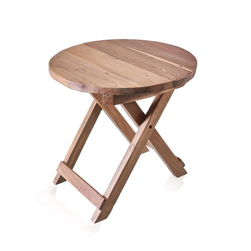 Klapptisch teakholz upcycling - klapptisch,