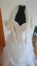 Stola Hochzeit, warm, Kunstfell, Umhang