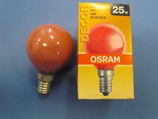 Osram DECOR Rot Tropfenlampe