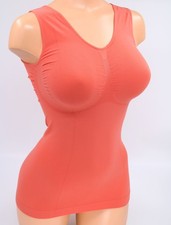 ♥Schlankstütz Leicht-V Shape-Top XXL 50/52 Koralle*Uni*  SK1,5 ♥